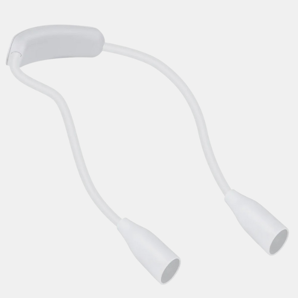Lampe de Cou à LED – Flexible, Rechargeable par USB & Éclairage Personnalisable Lighting Electro Paris Blanc
