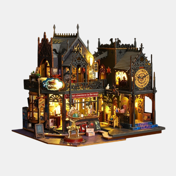 Maison Livre Captivante – Puzzle 3D en Bois avec Éclairage Magique Home & Decoration Electro Paris