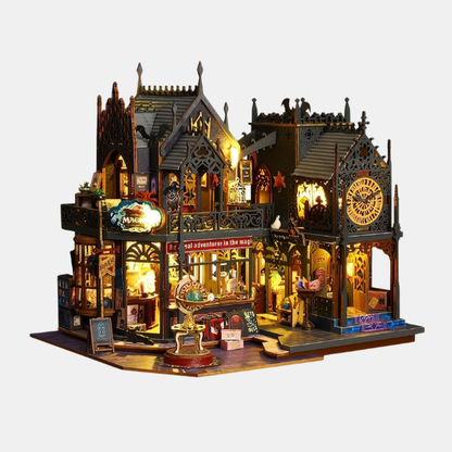 Maison Livre Captivante – Puzzle 3D en Bois avec Éclairage Magique Home & Decoration Electro Paris