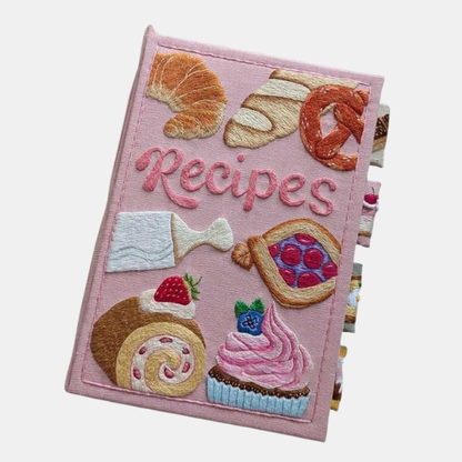 Carnet de Recettes Fait Main – Journal de Cuisine Personnalisé Kitchen Accessories Electro Paris Rose Livre