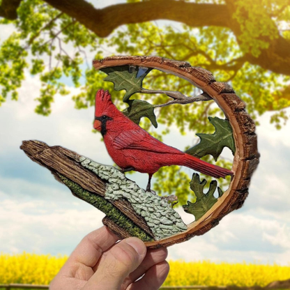 Figurine d’Oiseau Cardinal – Décoration en Résine Charmante Home & Decoration Electro Paris
