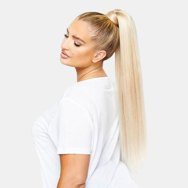 Extension de Queue-de-Cheval à Clip Hair Extension Electro Paris Blond