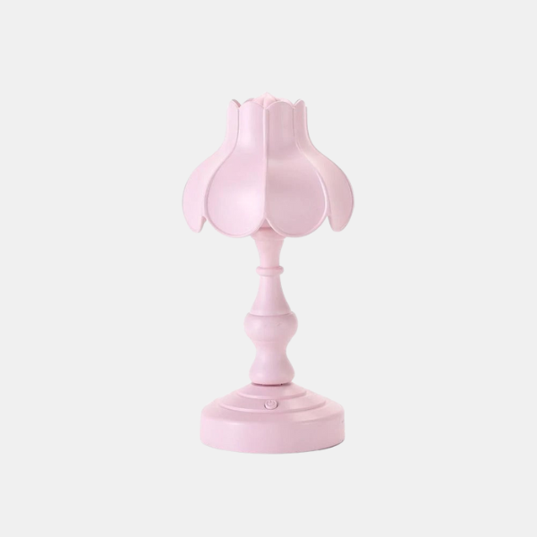 Lampe de Table Élégante Lotus Pastel – Lumière Décorative pour une Ambiance Apaisante Lamps Electro Paris Rose clair