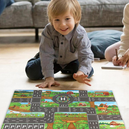 Tapis de Jeu Interactif – Explorez la Vie à la Ferme & le Plaisir du Trafic Toys & Games Electro Paris