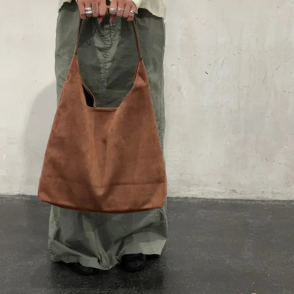 Sac À Épaule En Daim Pour Femme – Élégant Et Durable Bag Electro Paris Brun