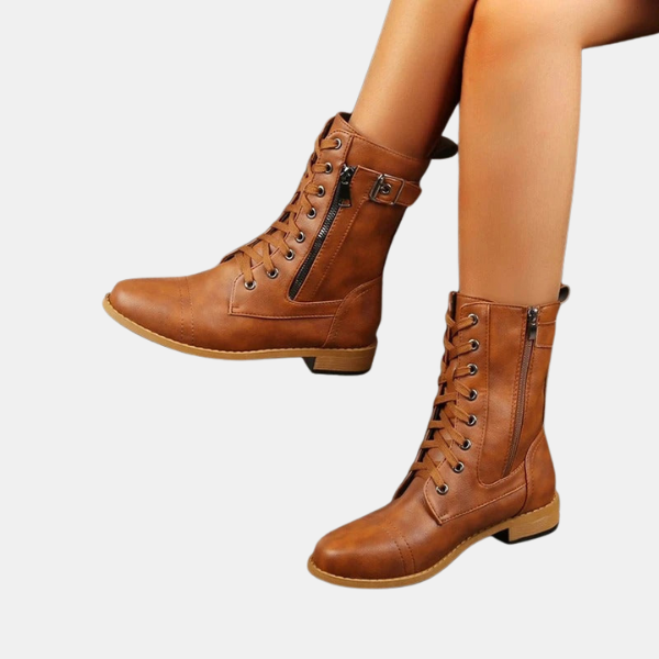 Élégantes Bottines Orthopédiques pour Femme Boots women Electro Paris Brun 36