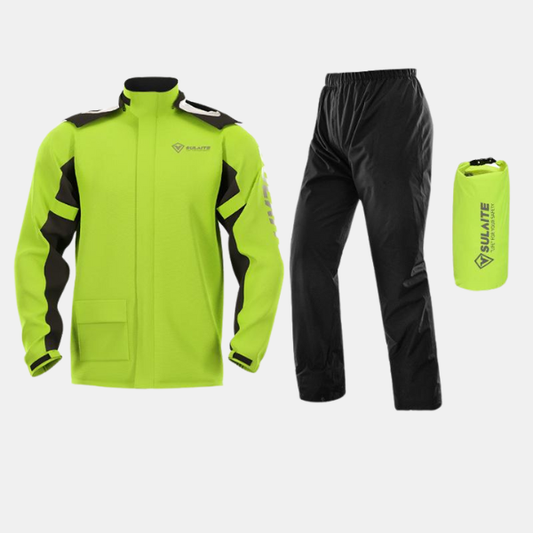 Combinaison Pluie Légère et Durable – Confort Imperméable par Tous les Temps Sports and fitness Electro Paris Vert M