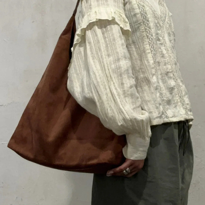 Sac À Épaule En Daim Pour Femme – Élégant Et Durable Bag Electro Paris