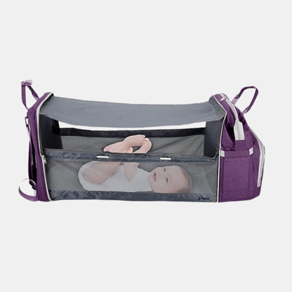 Sac À Couches Bébé 2-en-1 – Soins Faciles Pour Bébé & Compagnon De Voyage Bags Electro Paris