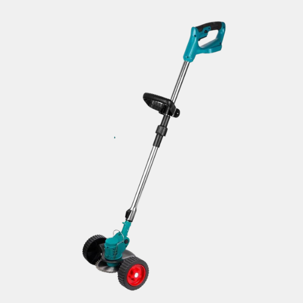 Tondeuse à Gazon Sans Fil Pliable – Hauteur Réglable, Roues & Système Multi-Lames trimmer Electro Paris
