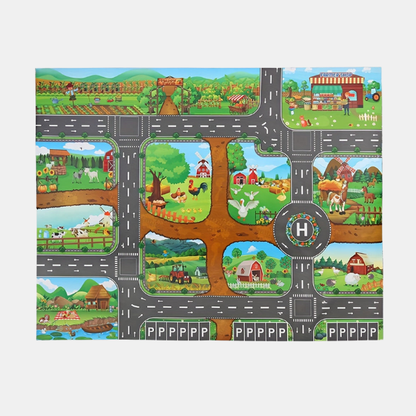 Tapis de Jeu Interactif – Explorez la Vie à la Ferme & le Plaisir du Trafic Toys & Games Electro Paris