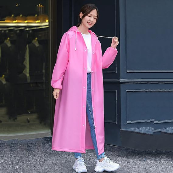 Imperméable Unisexe – Protection Légère pour Tous les Temps Coats Electro Paris Rose
