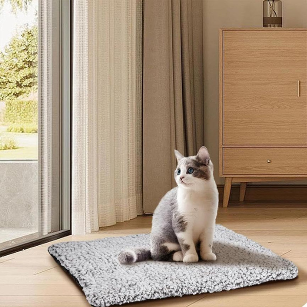 Tapis chaud et moelleux pour animaux de compagnie Pets Electro Paris
