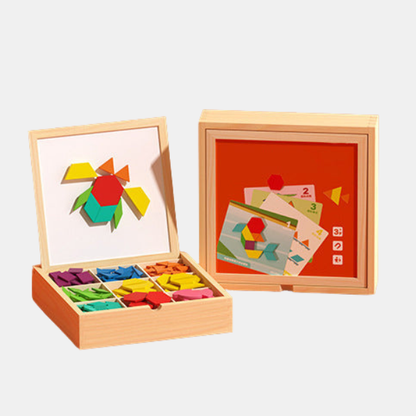 Jeu de Puzzle Magnétique en Bois – Amusement Cérébral Pour Tous Les Âges Mechanical Puzzles Electro Paris Amélioration (220 blocs)