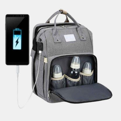 Sac À Couches Bébé 2-en-1 – Soins Faciles Pour Bébé & Compagnon De Voyage Bags Electro Paris