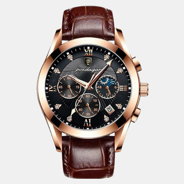 Montre-Bracelet Homme Premium – Design Élégant Avec Un Savoir-Faire Supérieur watches for men Electro Paris Brun
