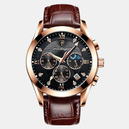 Montre-Bracelet Homme Premium – Design Élégant Avec Un Savoir-Faire Supérieur watches for men Electro Paris Brun