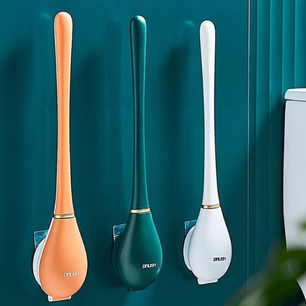 Brosse de Toilette Flexible Murale – Outil Pratique pour le Nettoyage de la Salle de Bain Bathroom Accessories Electro Paris