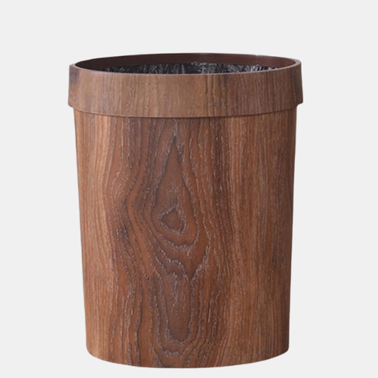 Poubelle Minimaliste en Bois – Indispensable Élégant au Style Nordique Trash Bins & Waste Solutions Electro Paris