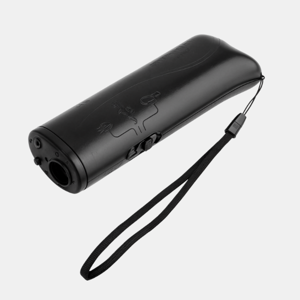 Appareil Ultrasonique Anti-Aboiement Pour Chiens – Dispositif Doux et Efficace de Contrôle des Aboiements Pets Electro Paris Noir