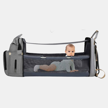 Sac À Couches Bébé 2-en-1 – Soins Faciles Pour Bébé & Compagnon De Voyage Bags Electro Paris