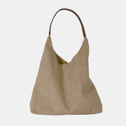 Sac À Épaule En Daim Pour Femme – Élégant Et Durable Bag Electro Paris Beige