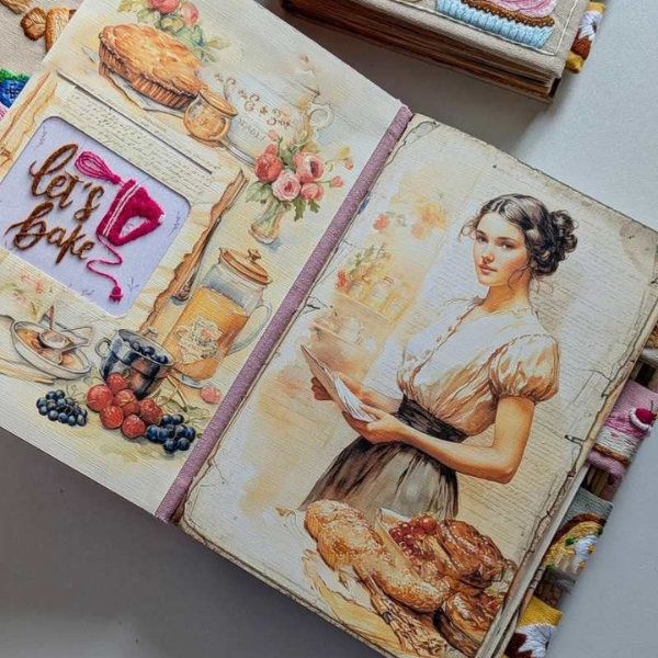 Carnet de Recettes Fait Main – Journal de Cuisine Personnalisé Kitchen Accessories Electro Paris