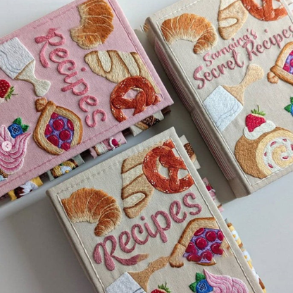 Carnet de Recettes Fait Main – Journal de Cuisine Personnalisé Kitchen Accessories Electro Paris