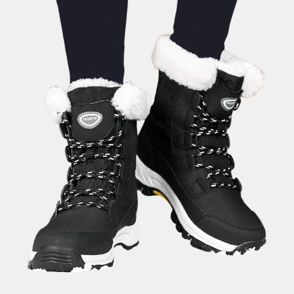 Bottes Robustes pour Femme – Doublure Douce & Adhérence Supérieure pour Tous Terrains Boots Electro Paris Noir 38