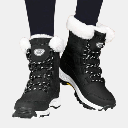 Bottes Robustes pour Femme – Doublure Douce & Adhérence Supérieure pour Tous Terrains Boots Electro Paris Noir 38