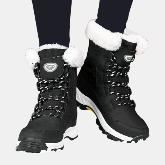 Bottes Robustes pour Femme – Doublure Douce & Adhérence Supérieure pour Tous Terrains Boots Electro Paris Noir 38