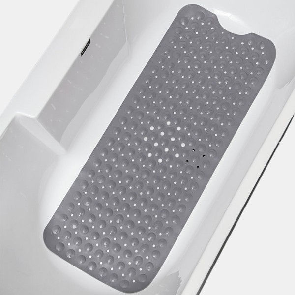 Tapis de Bain Antidérapant – Sécurité Fiable pour Douche et Baignoire Bath Mats & Rugs Electro Paris Gris