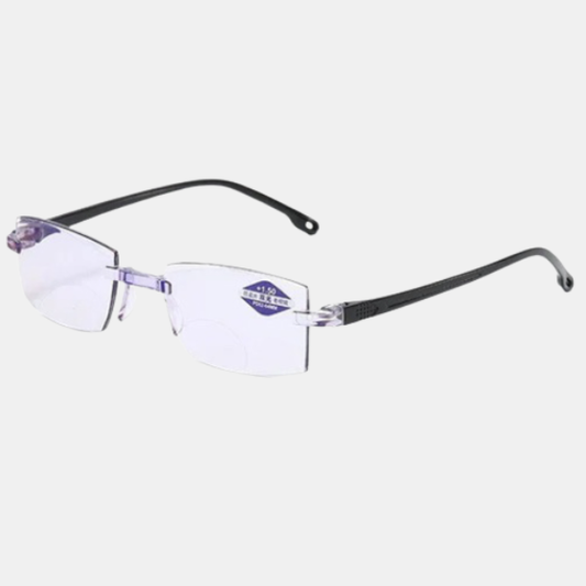 Lunettes Progressives Sans Monture – Confort Ultra-Léger & Vision Cristalline Eyeglasses Electro Paris Noir +1.00/ POUR LES 35-49 ANS