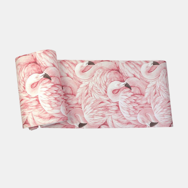 Rouleau de Papier Peint Tropical Flamant Rose – Décoration Vibrante pour Chambre de Fille Décor Electro Paris Rose