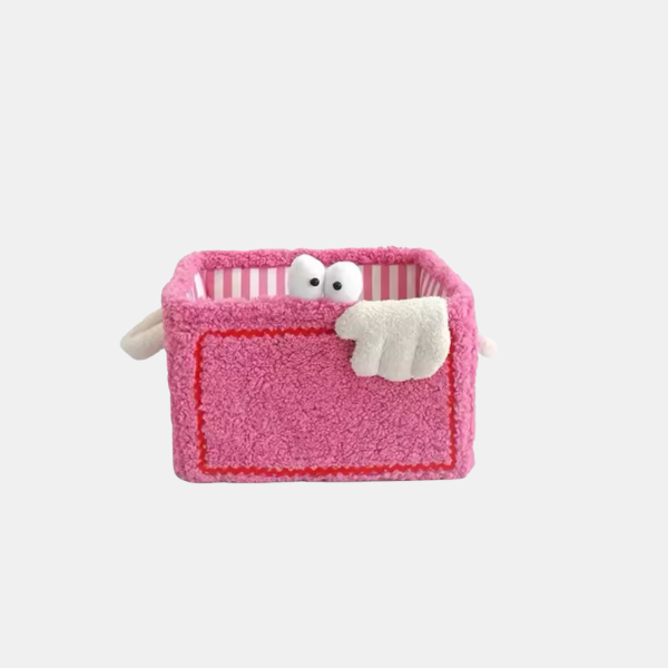 Panier de Rangement Cartoon Coloré – Organisateur Pliable et Mignon pour Tous les Espaces Storage Electro Paris Rose S 30 x 25 x 20 cm