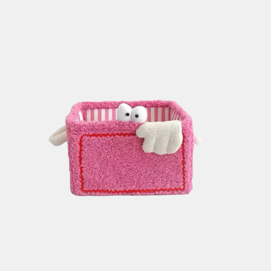 Panier de Rangement Cartoon Coloré – Organisateur Pliable et Mignon pour Tous les Espaces Storage Electro Paris Rose S 30 x 25 x 20 cm