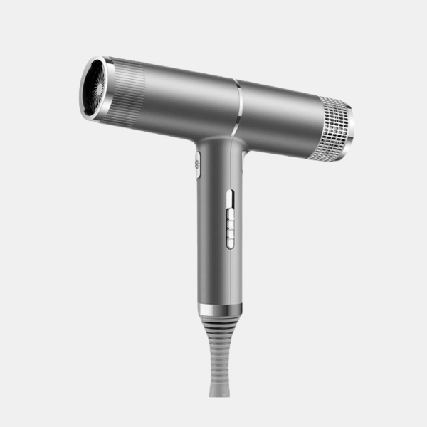 Sèche-Cheveux Professionnel Ultra-Léger – Qualité Coiffeur à Domicile Hair styling tool Electro Paris Gris