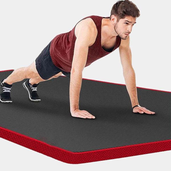 Tapis De Fitness Et De Yoga Antidérapant À Haute Densité Fitness Mat Men’s High Density Exercise Yoga Non-Slip Mat For Gym Home Electro Paris