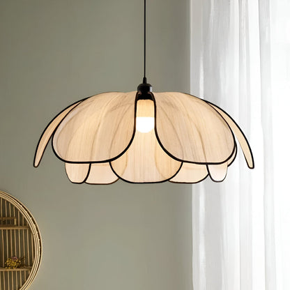 Lampe Suspendue Élégante en Rotin Noir et Naturel – Design Wabi Sabi pour une Décoration Authentique