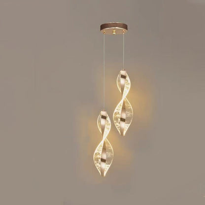 Plafonnier LED élégant en spirale avec lumière douce Ceiling Lamp Electro Paris 2 - Soude