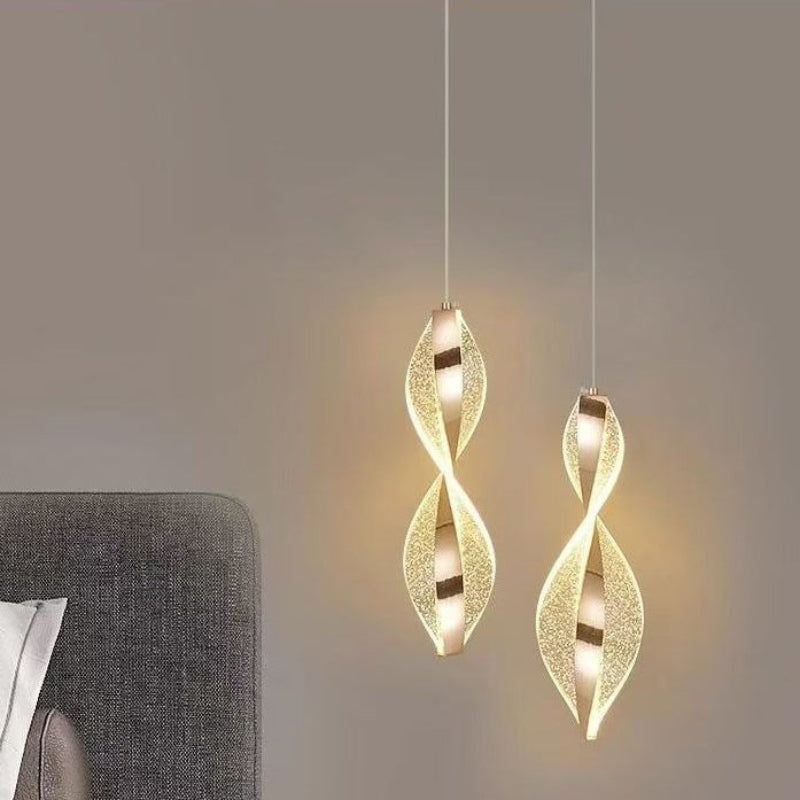 Plafonnier LED élégant en spirale avec lumière douce Ceiling Lamp Electro Paris 2- La nuit des étoiles