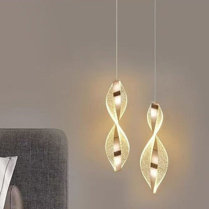 Plafonnier LED élégant en spirale avec lumière douce Ceiling Lamp Electro Paris 2- La nuit des étoiles
