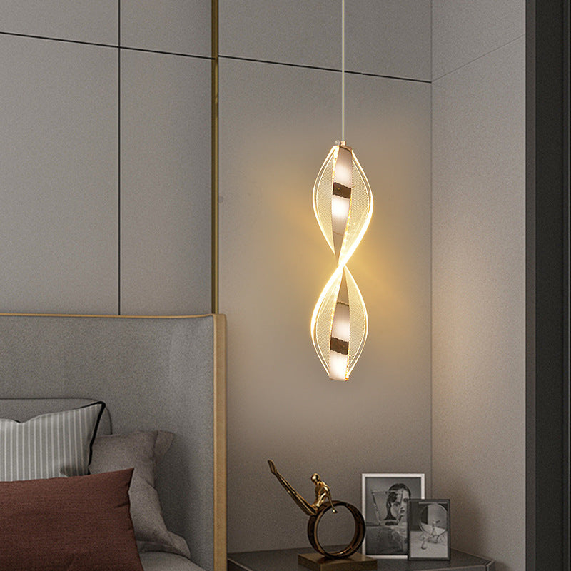 Plafonnier LED élégant en spirale avec lumière douce Ceiling Lamp Electro Paris 1 - À pois