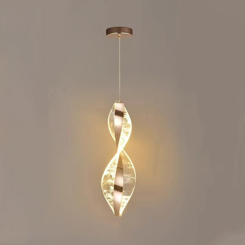 Plafonnier LED élégant en spirale avec lumière douce Ceiling Lamp Electro Paris 1 - Soude