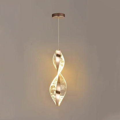 Plafonnier LED élégant en spirale avec lumière douce Ceiling Lamp Electro Paris 1 - Soude