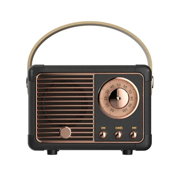 Enceinte Bluetooth Vintage Sans Fil