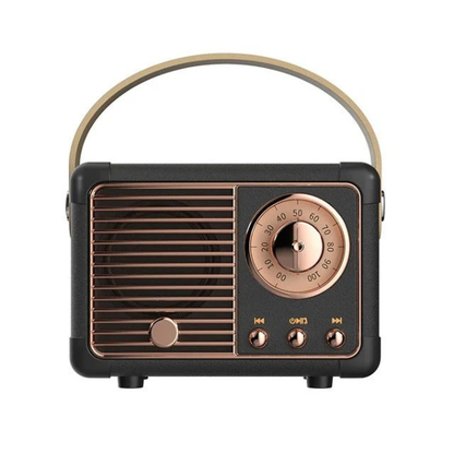Enceinte Bluetooth Vintage Sans Fil