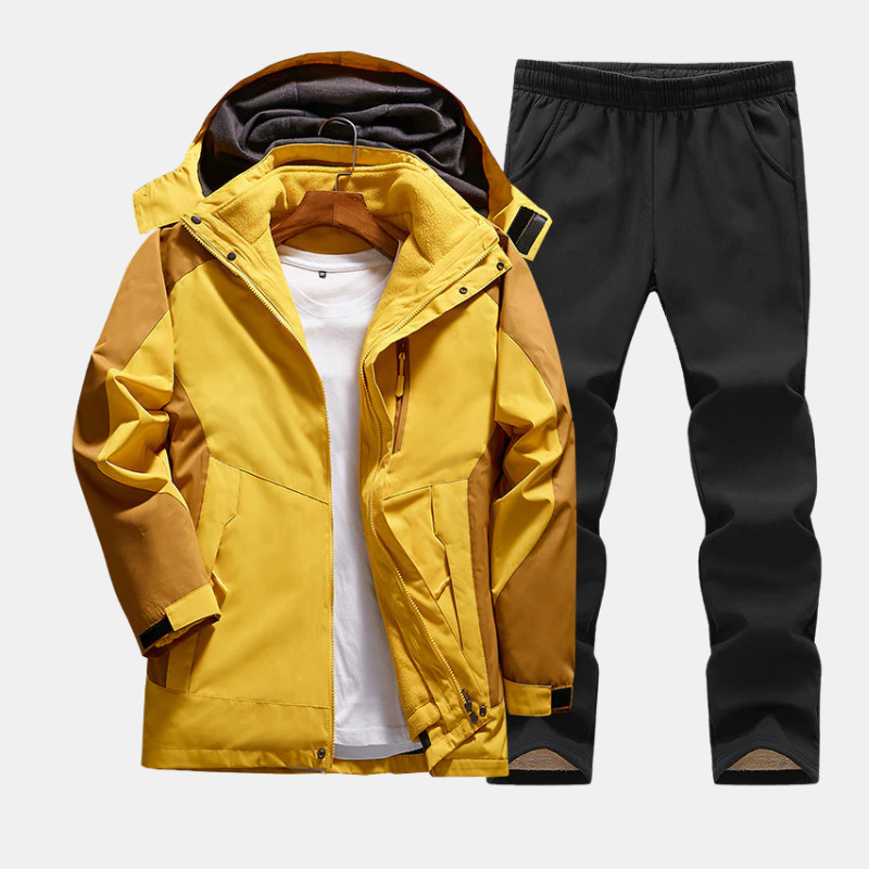 Ensemble 3-en-1 pour Femmes – Protection, Confort et Élégance au Quotidien Vestes et manteaux Electro Paris Jaune S