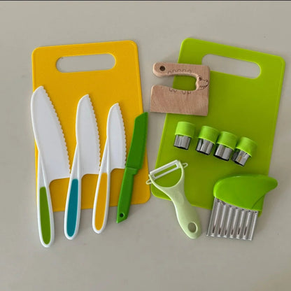 Ensemble de 3 Couteaux de Cuisine pour Enfants – Outils de Cuisine Montessori en Bois pour Tout-Petits Outils de cuisine pour enfants Electro Paris