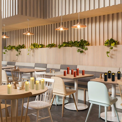 Ensemble de 5 Bougies LED Noires Sans Flamme – Décoration Intérieure Élégante Bougies LED Electro Paris